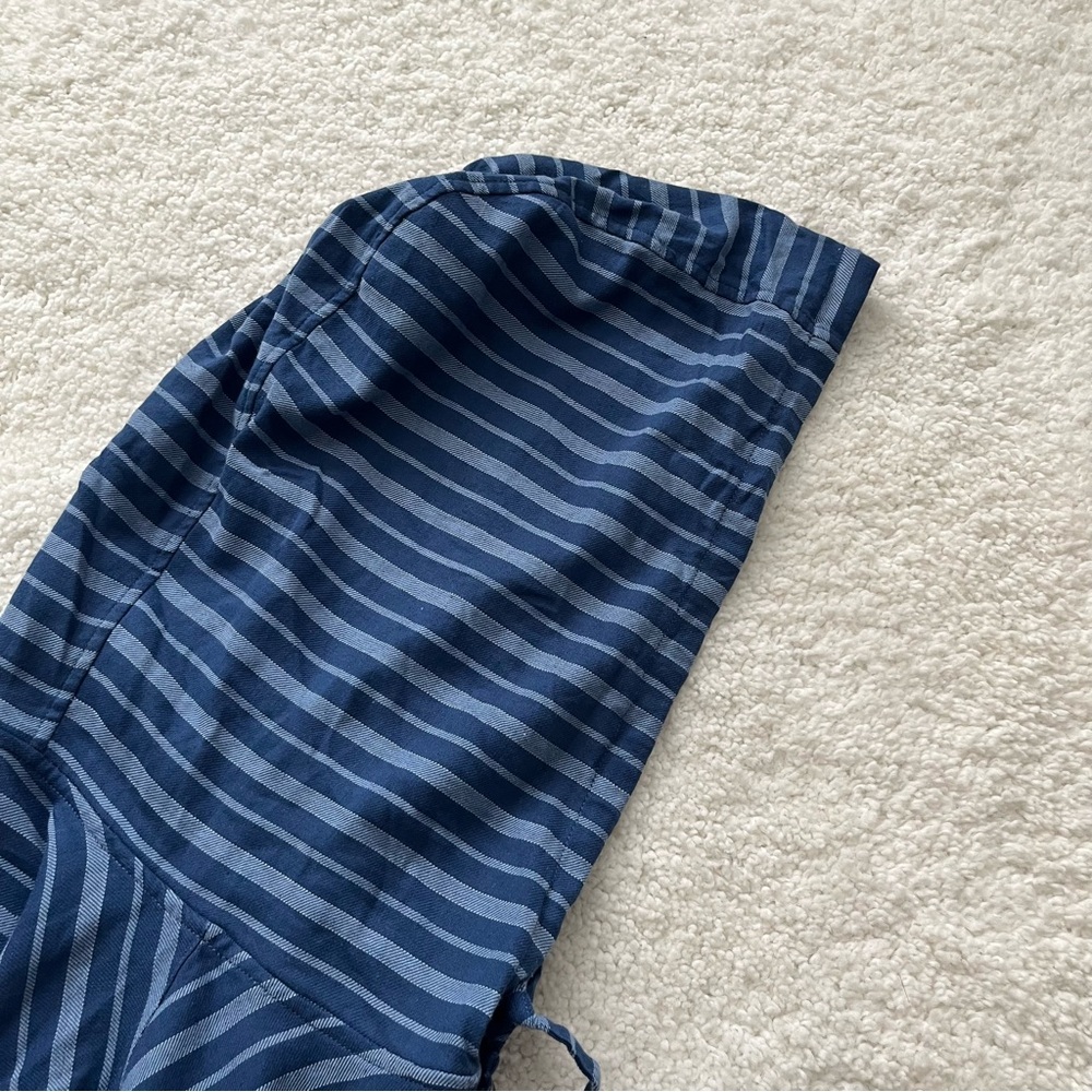 Vineyard Vines Andros Stripe Pullover Hoodie in Moonshine - Picture 5 of 7